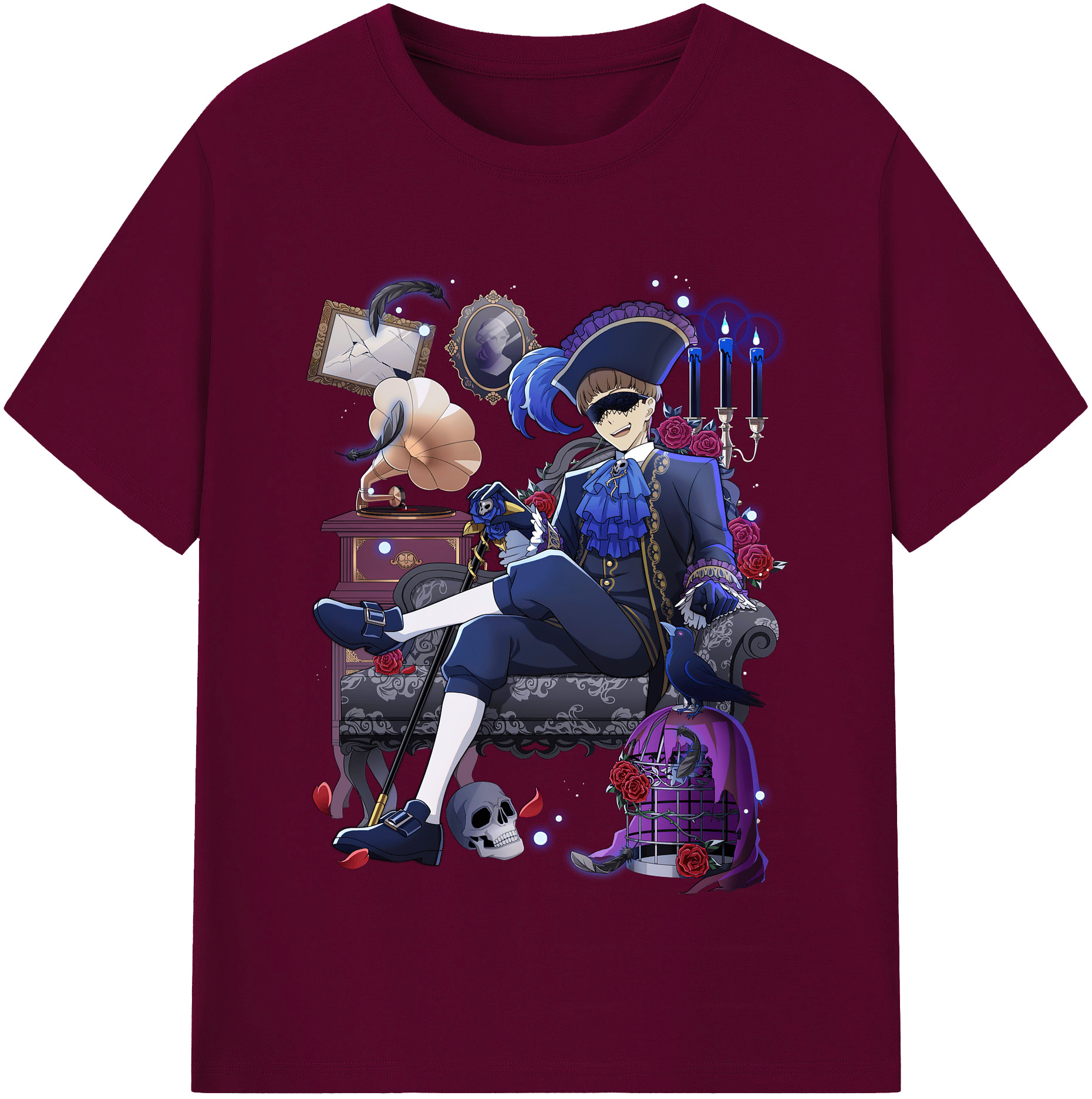 （画像用） 文豪ストレイドッグス Bungo Stray Dogs レディースカジュアルプリントTシャツ（綿100％）